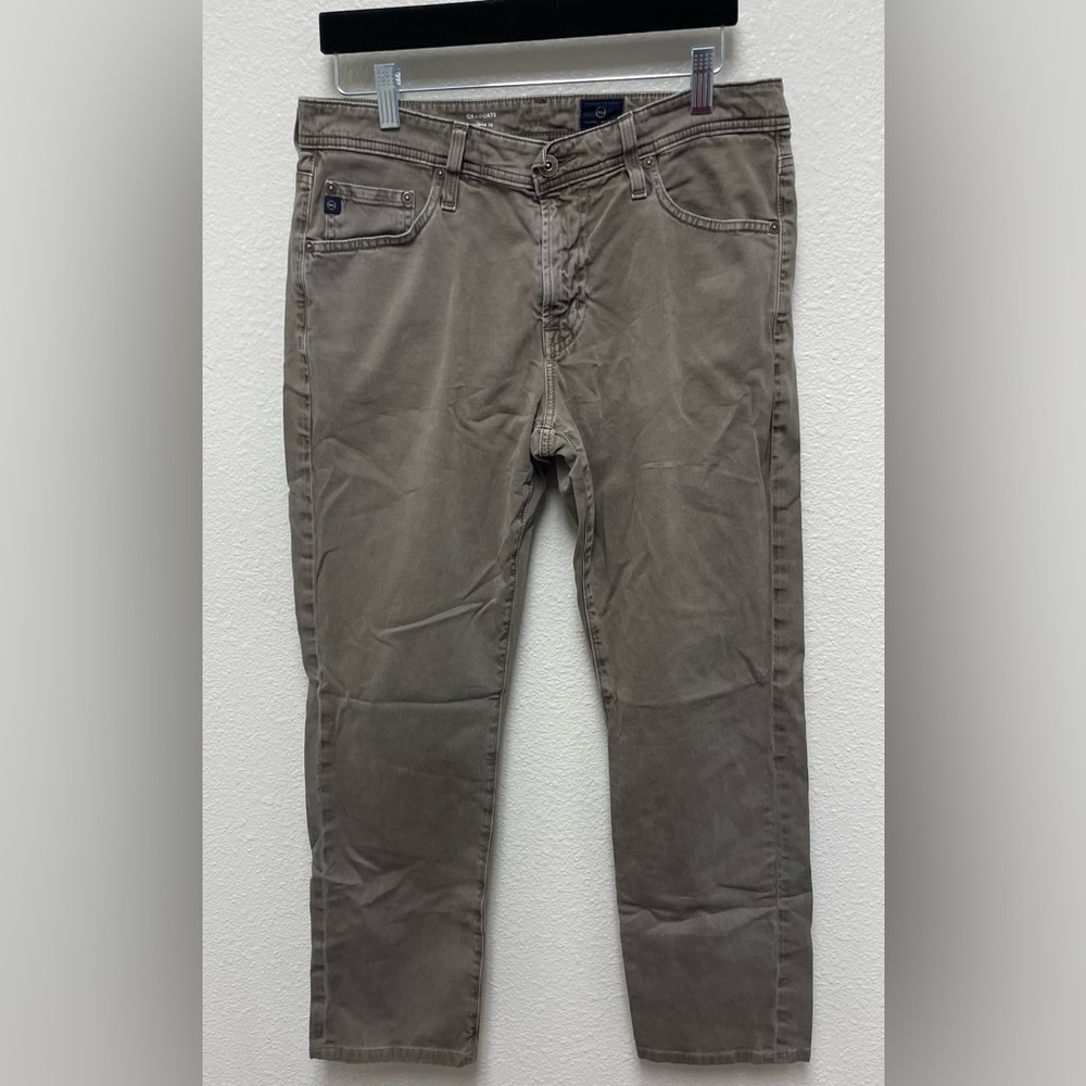 AG Washed Out Brown Graduate Tailored Leg 32 x 34 Adriano Goldschmied